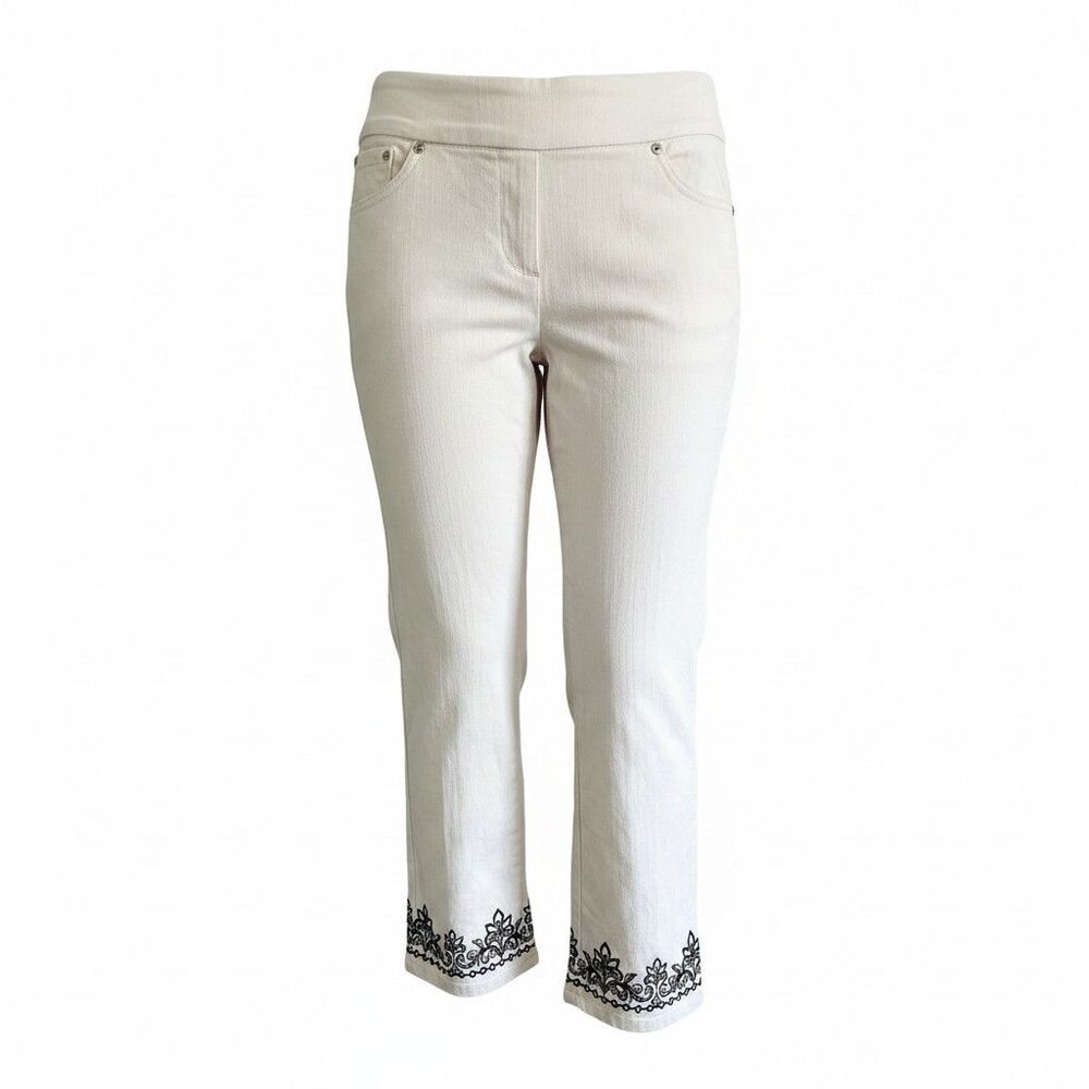 Alfred Dunner Classic Medallion  Pants - Size 12P